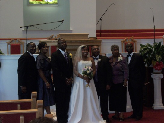 Cynthia's wedding - the Grooms family