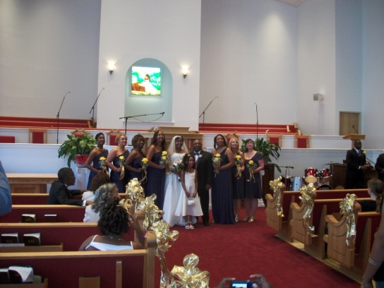 cynthia's wedding bridesmaids